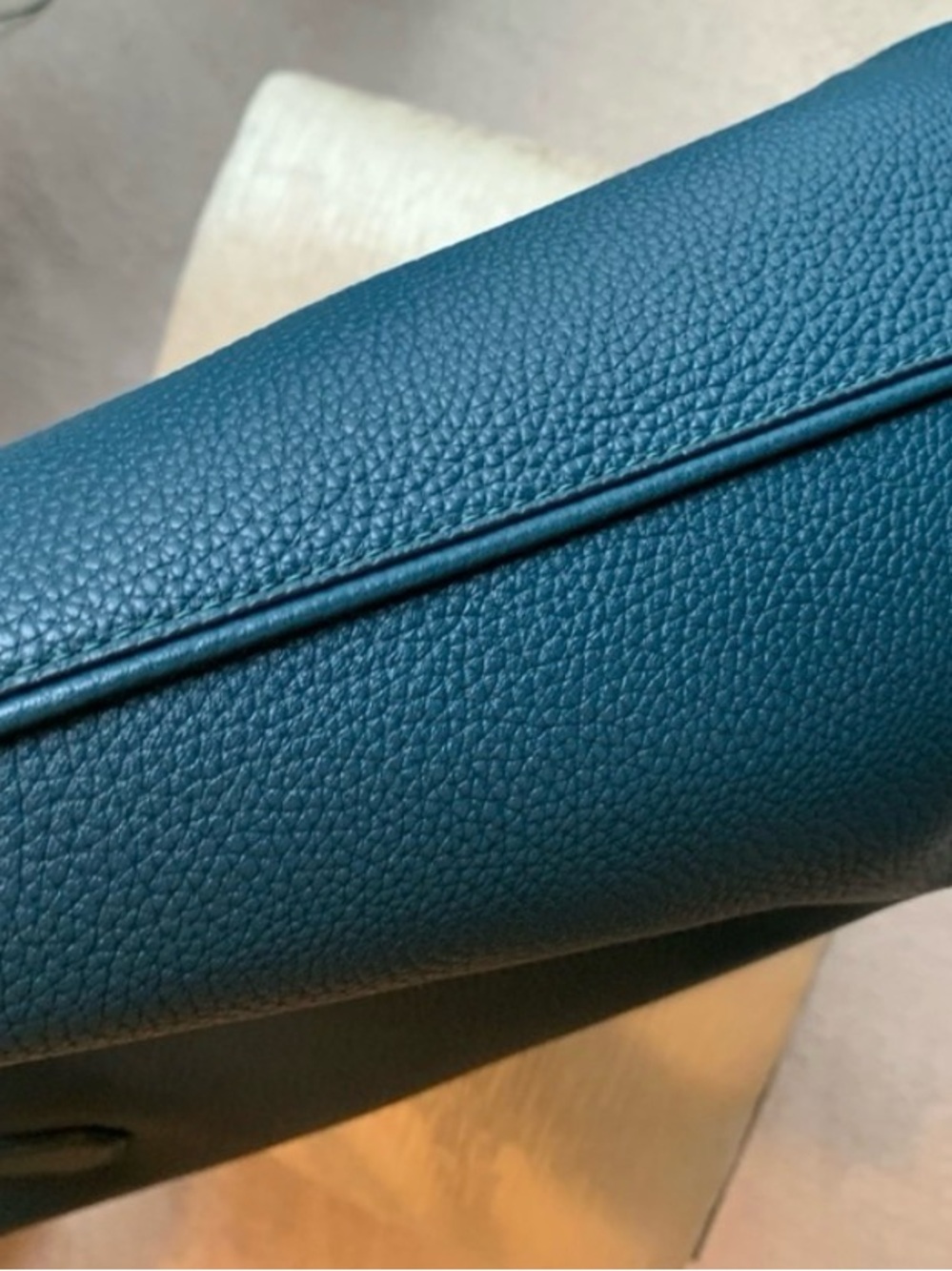 EUC Tory Burch Perry Ocean Green Teal Tote - Picture 13 of 15
